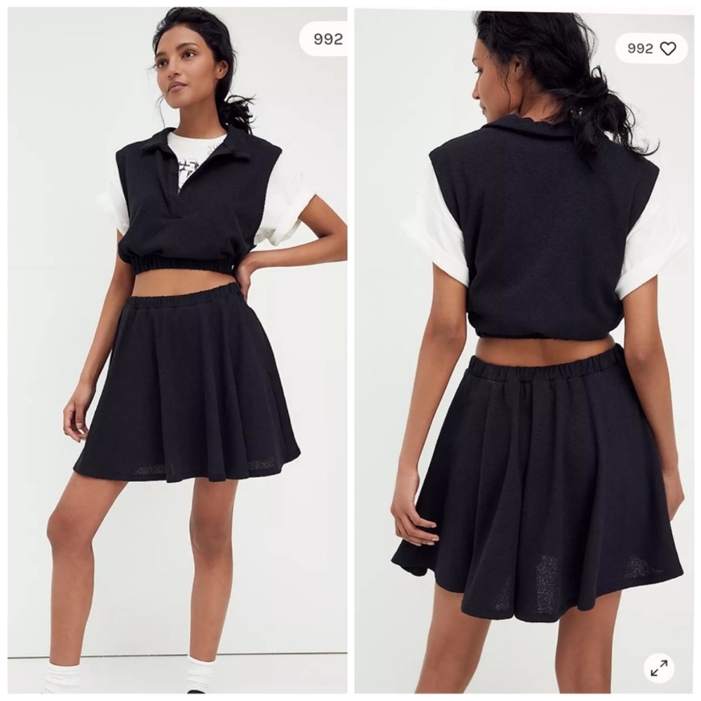 Free People Beach Ace Set XS Black